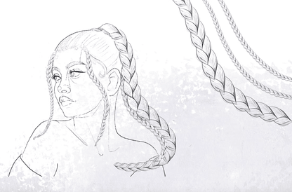 579 10 Hairstyle Brush Procreate - whaledesign