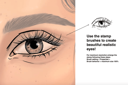 586 10 Eyes Stamps Procreate - whaledesign