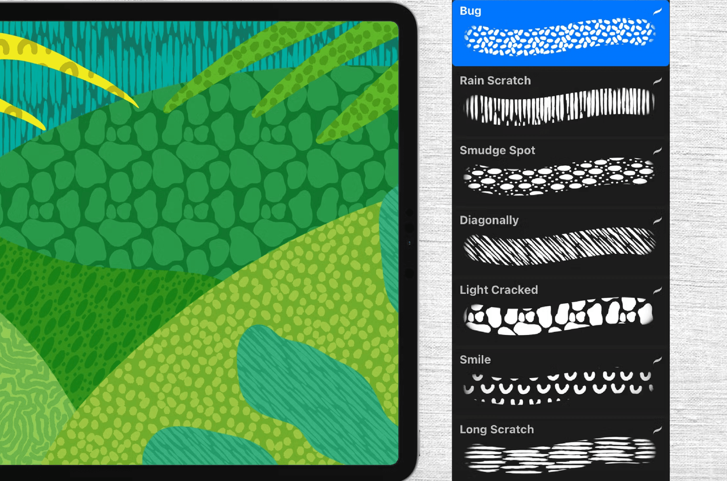 590 Magic Pattern Texture Brush Procreate - whaledesign