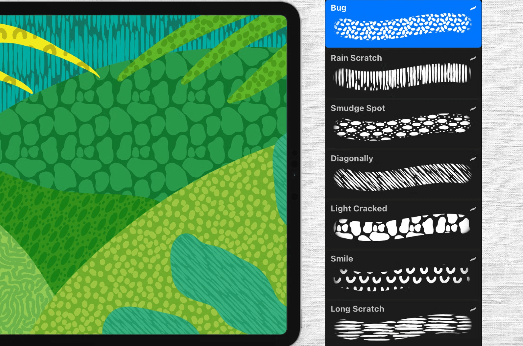 590 Magic Pattern Texture Brush Procreate - whaledesign