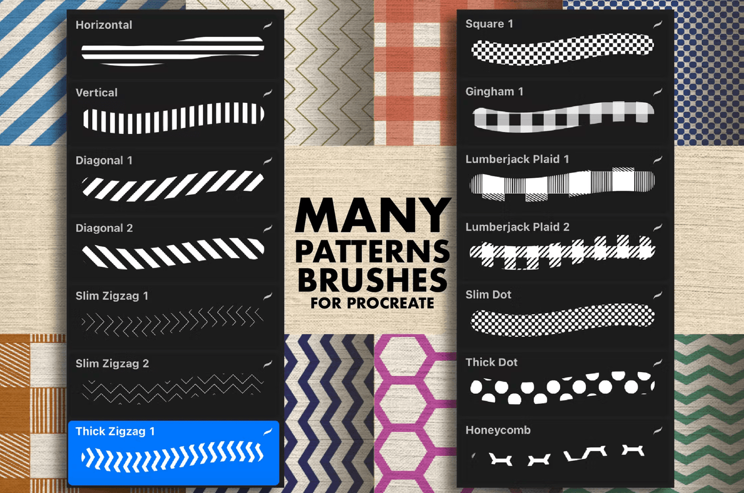 591 DANS PATTERN PROCREATE #1 - whaledesign