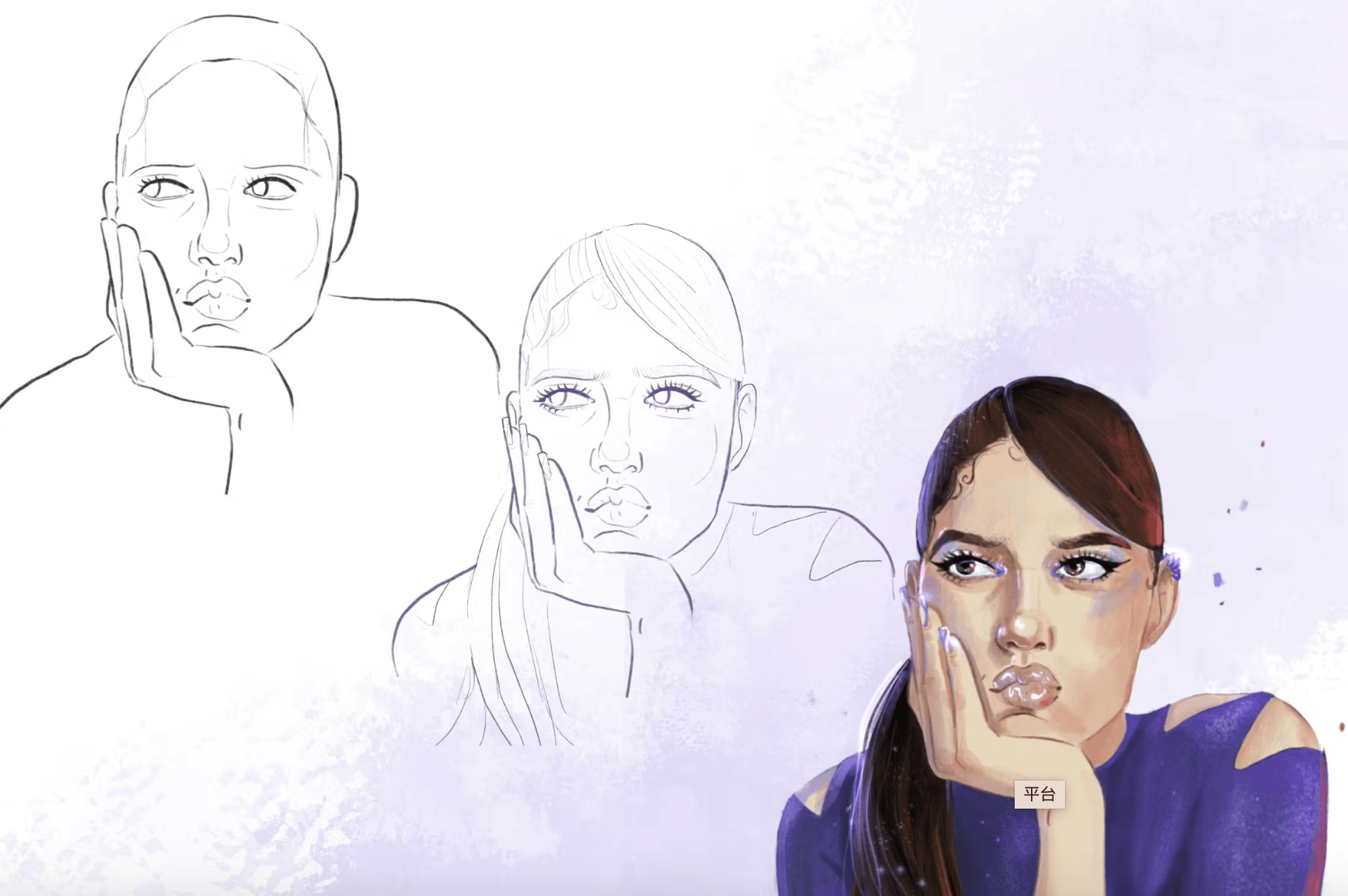 593 10 Face Emotion Stamps Procreate - whaledesign