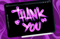 598 Neon Light Brush Procreate - whaledesign