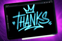 601 Dans Glowing Light Brush Procreate - whaledesign