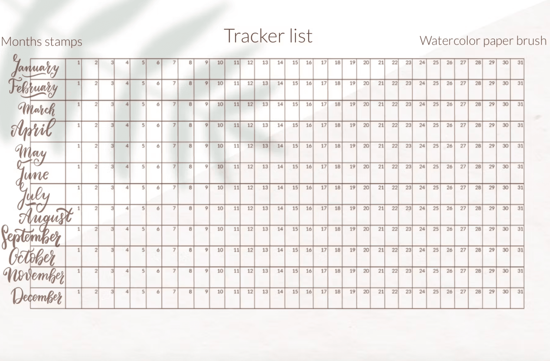 612 Procreate iPad planner stamps brush - whaledesign