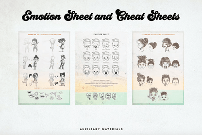 616 Cute Kids Grids for Procreate - whaledesign