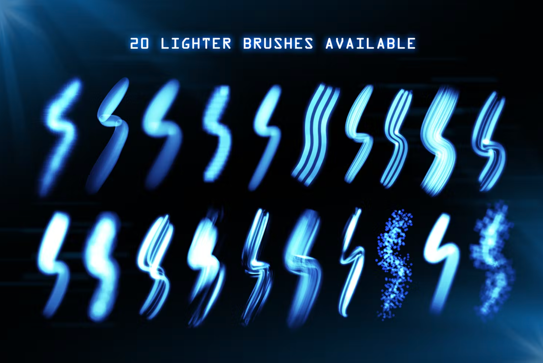 660 Lighter Brushes - Procreate Brush - whaledesign