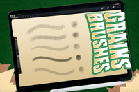 626 Grain Brushes 2 - whaledesign