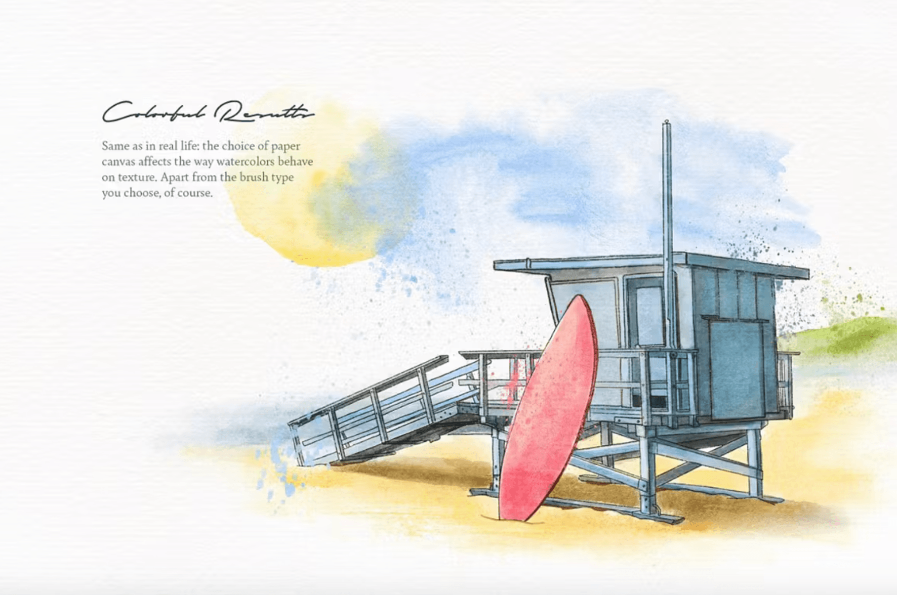 629 Elixir Watercolor Procreate Brushes - whaledesign