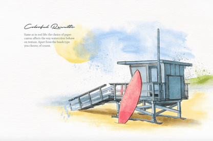 629 Elixir Watercolor Procreate Brushes - whaledesign