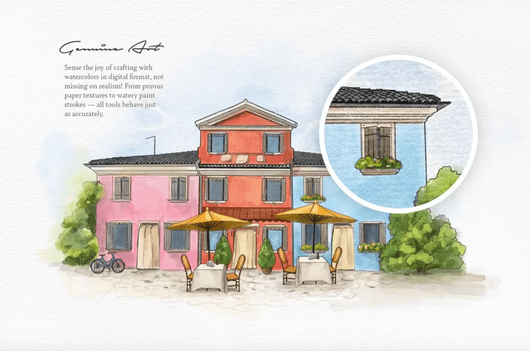 629 Elixir Watercolor Procreate Brushes - whaledesign