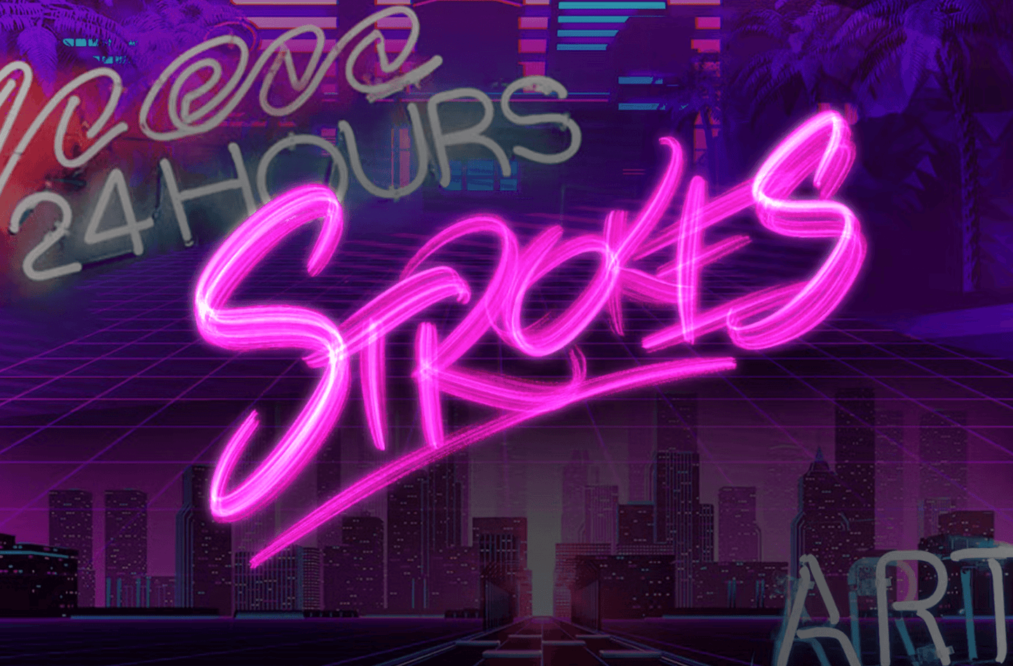 630 Retro wave Brush - whaledesign