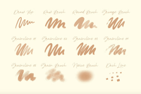 632 Illustration Brushes 2: Procreate Brushes - whaledesign