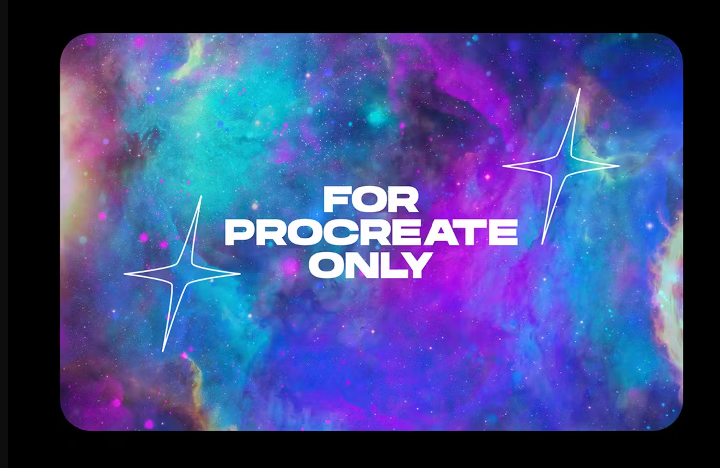 636 Procreate Nebula Space Brushes - whaledesign