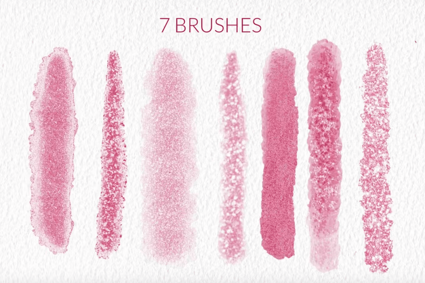 646 Shimmer glitter watercolor Procreate - whaledesign