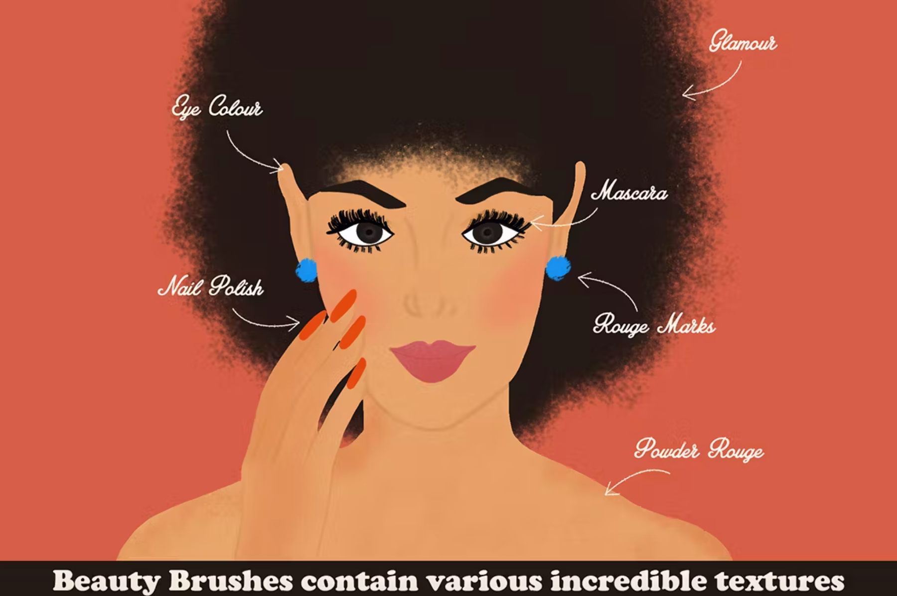 669 Beauty Brushes for Procreate - whaledesign