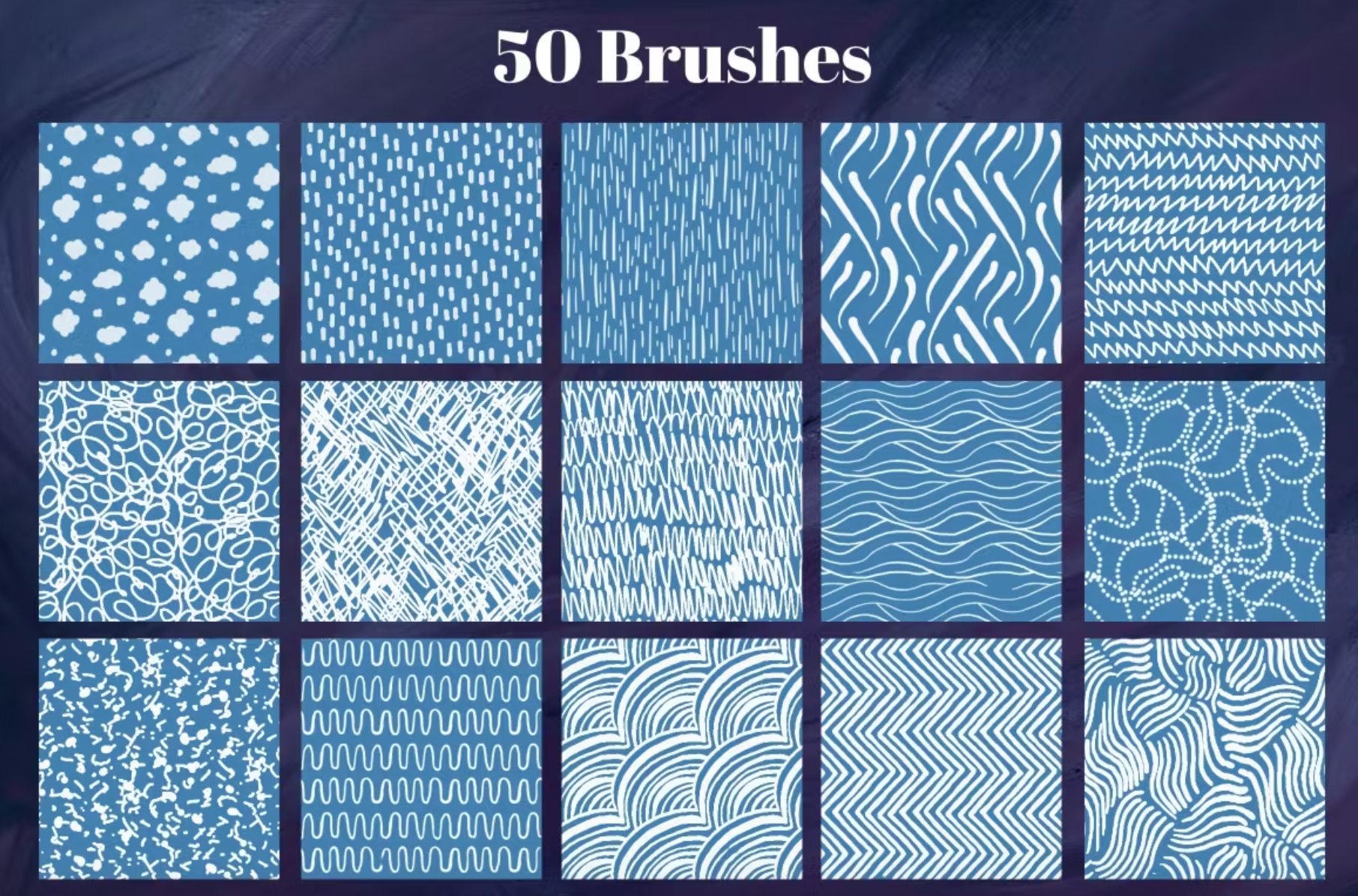 670 Pattern Magic Procreate Brushes - whaledesign