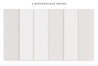 673 Procreate Watercolour Brushes - whaledesign