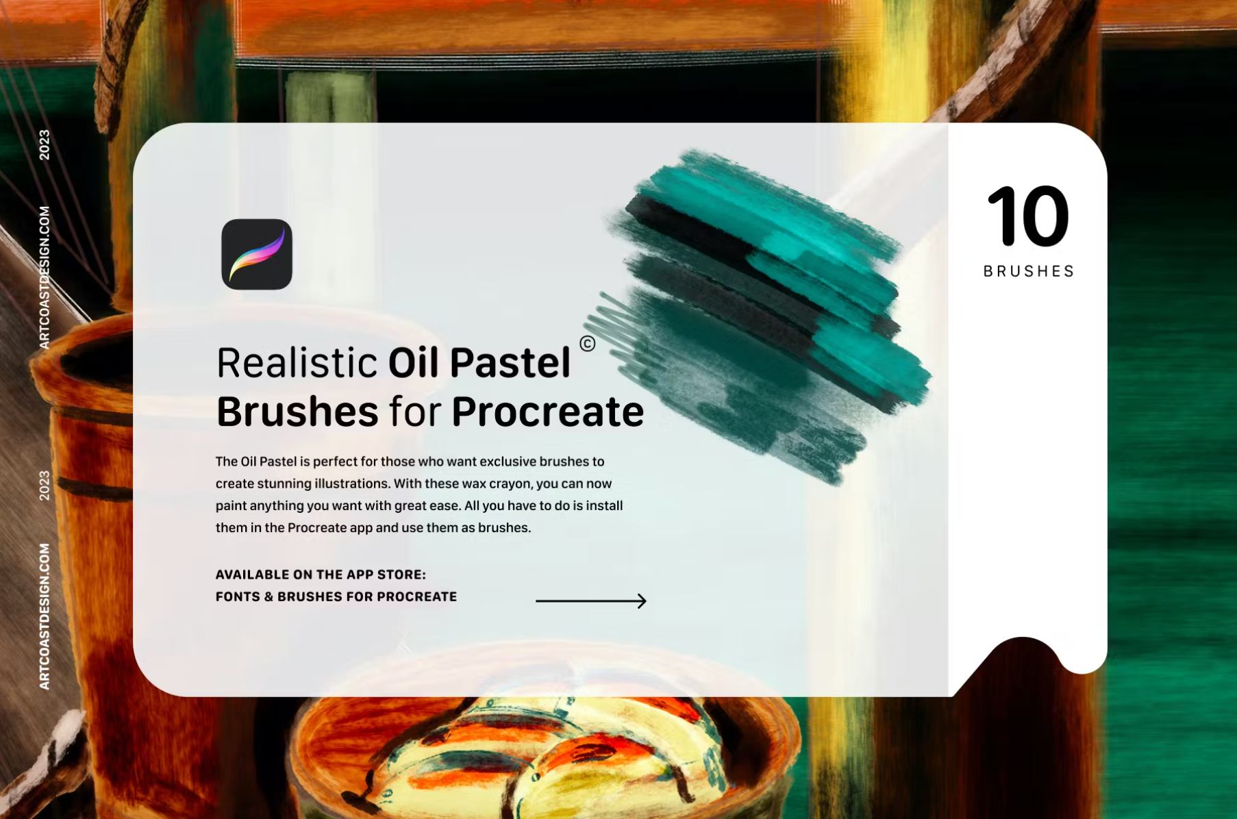 677 Oil Brushes Procreate - whaledesign