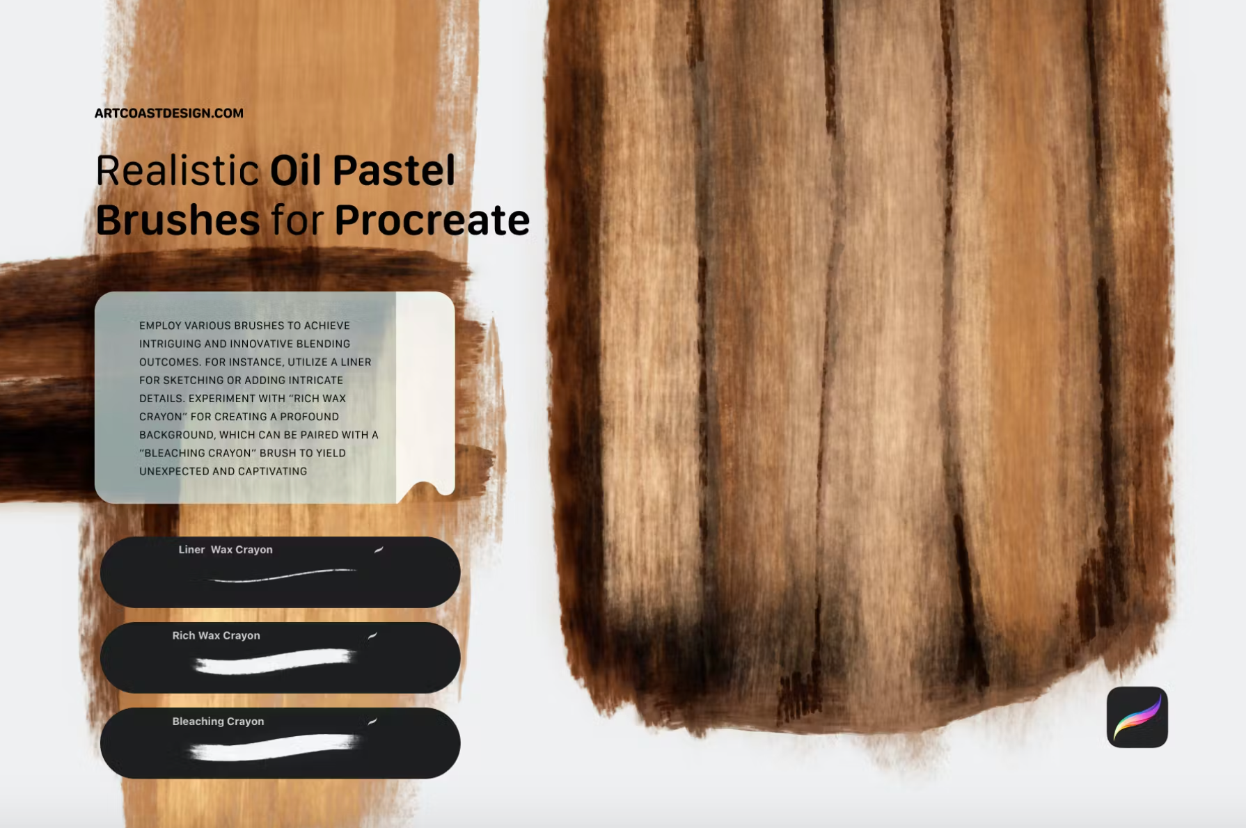 677 Oil Brushes Procreate - whaledesign