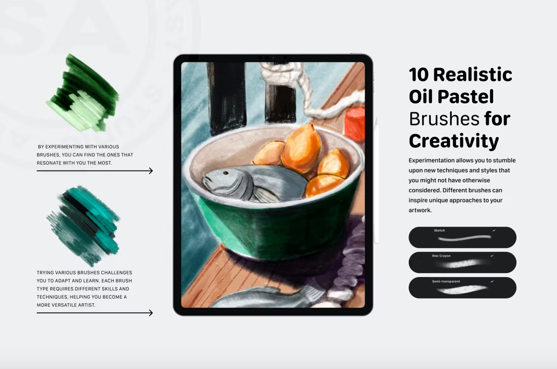 677 Oil Brushes Procreate - whaledesign