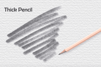 678 Procreate Sketch Pencil Brushes - whaledesign