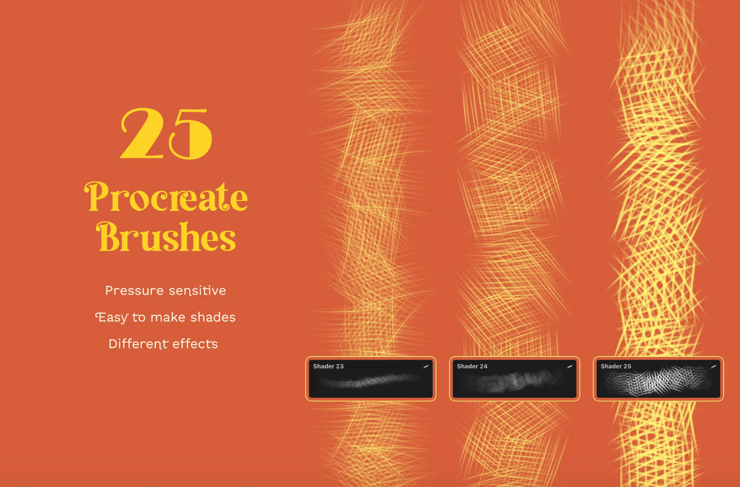 679 Shading Procreate Brushes - whaledesign