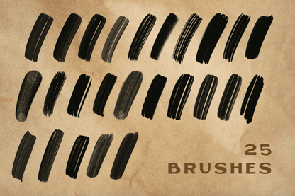 701 Kota Brush Lettering - Procreate Brush - whaledesign