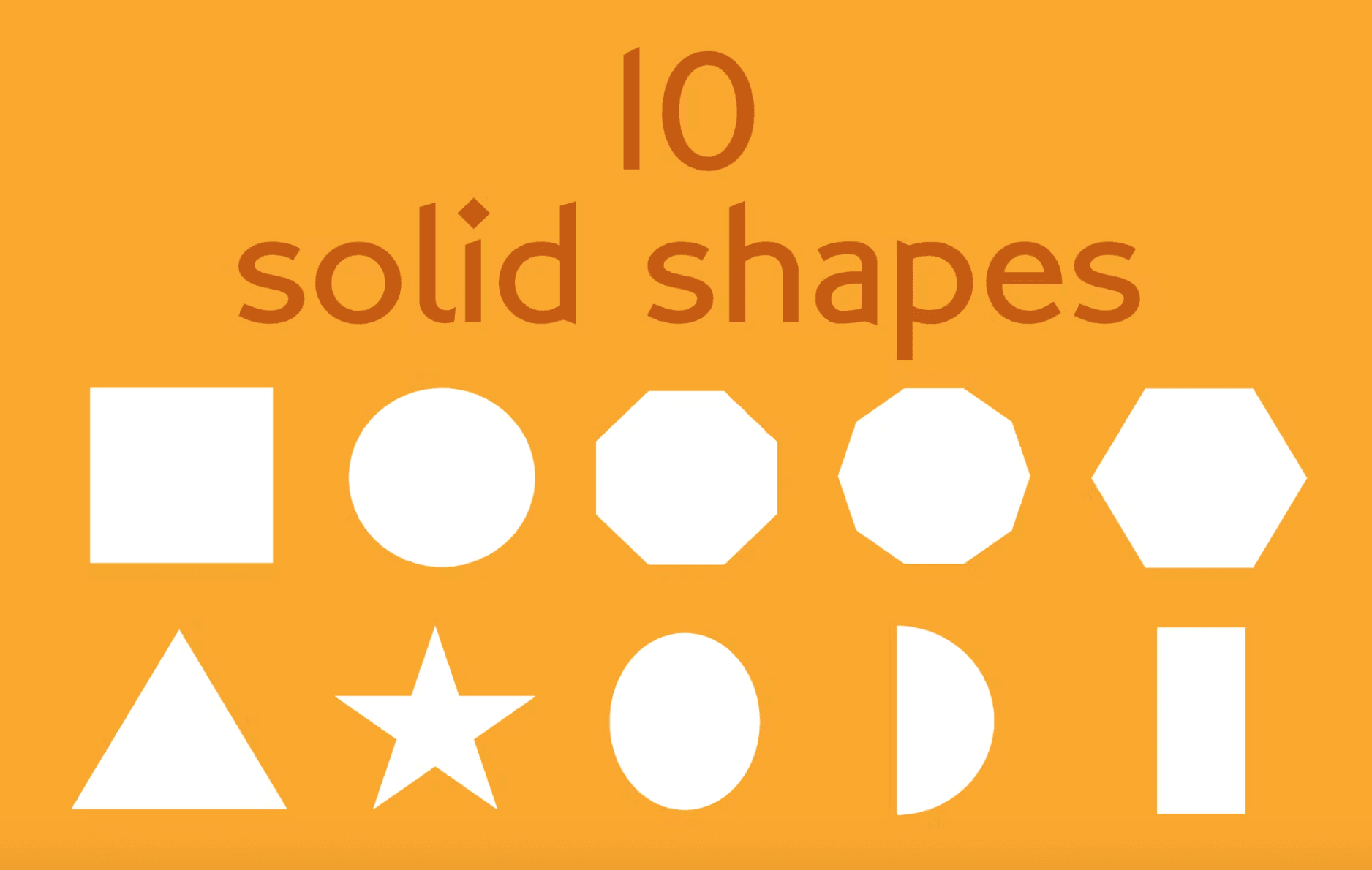 704 Procreate Stamp Brushes - Basic Shapes - whaledesign