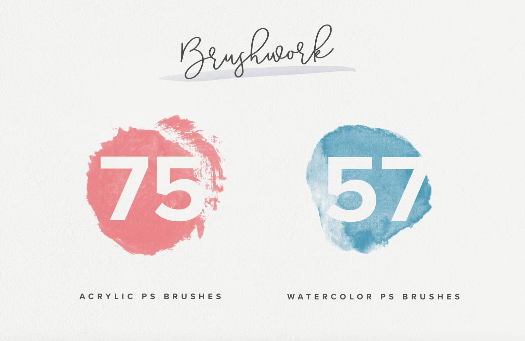 694 Brushwork: Artistic Procreate & Photoshop brushes - whaledesign