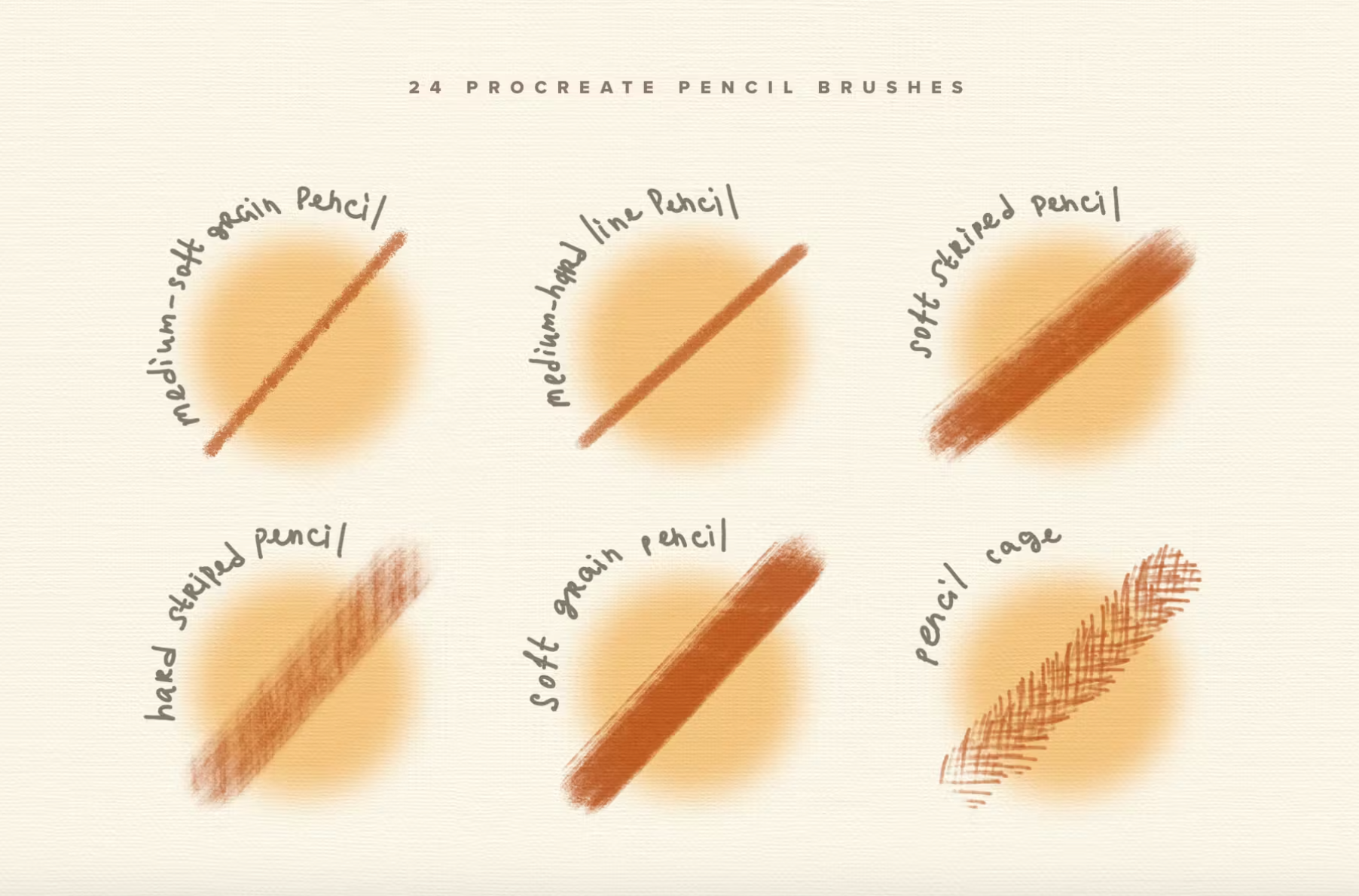 690 Procreate Pencil Brushes - whaledesign