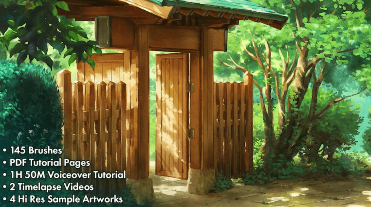 710 Ghibli-Style Brush Set II - whaledesign