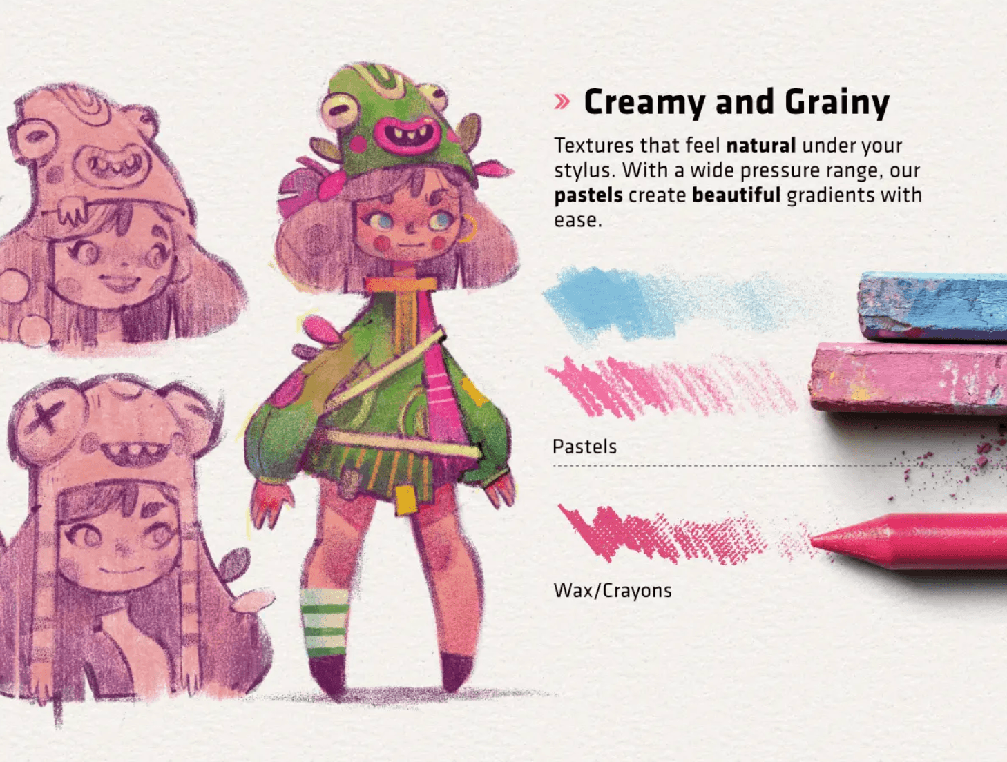 712 Procreate Sketch Tool Pack - whaledesign