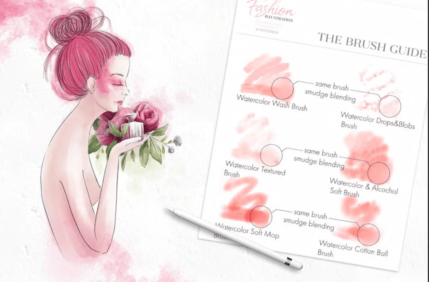 715 Fashion Design Brush for Procreate - whaledesign