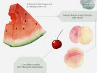 733 Excellent Procreate Watercolor Brush - whaledesign