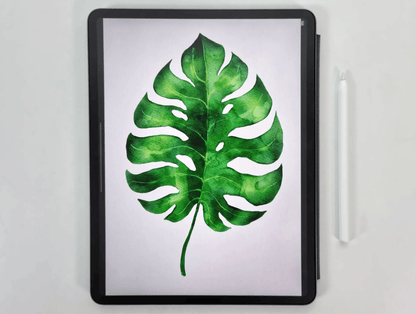 756 Procreate 20 Realistic Watercolor Brushes + 3 Textured Paper Set - whaledesign