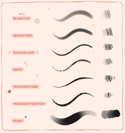 780 Magdalina Dianova Brush Pack - whaledesign