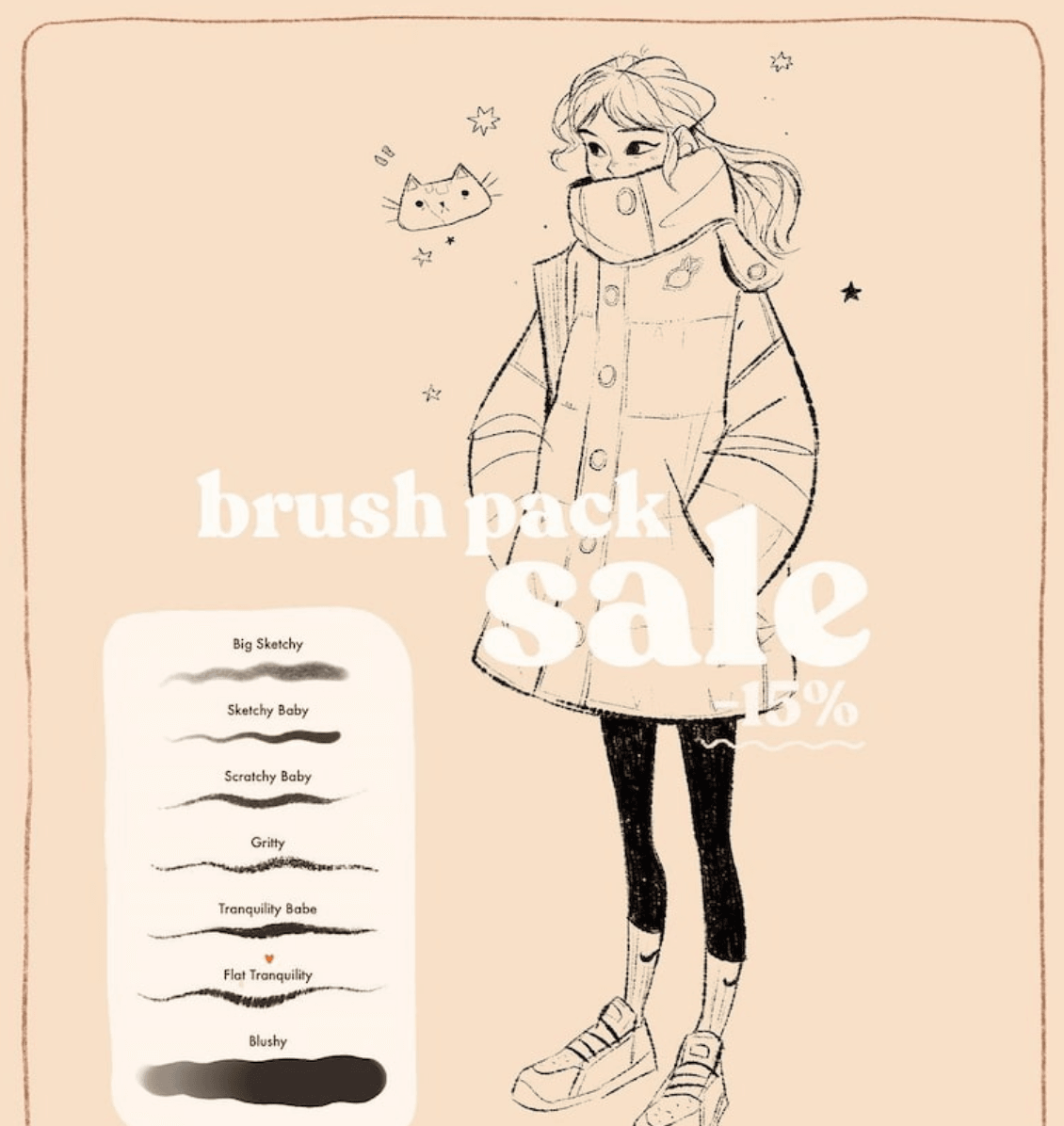 780 Magdalina Dianova Brush Pack - whaledesign