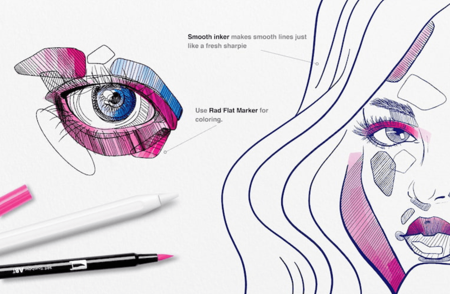 782 Procreate Alcohol-Based Marker and Textured Paper - whaledesign