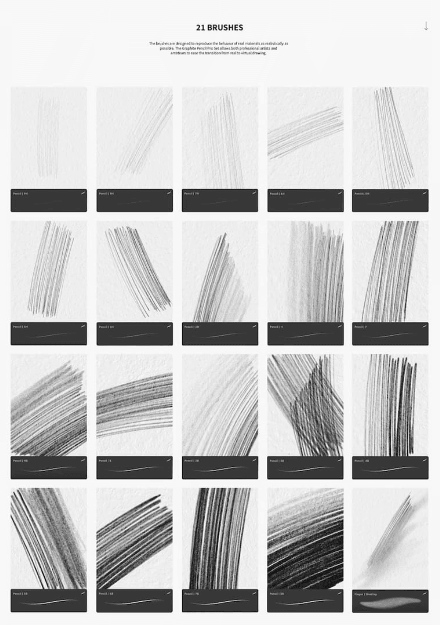 786 Graphite Pencil Brush - whaledesign