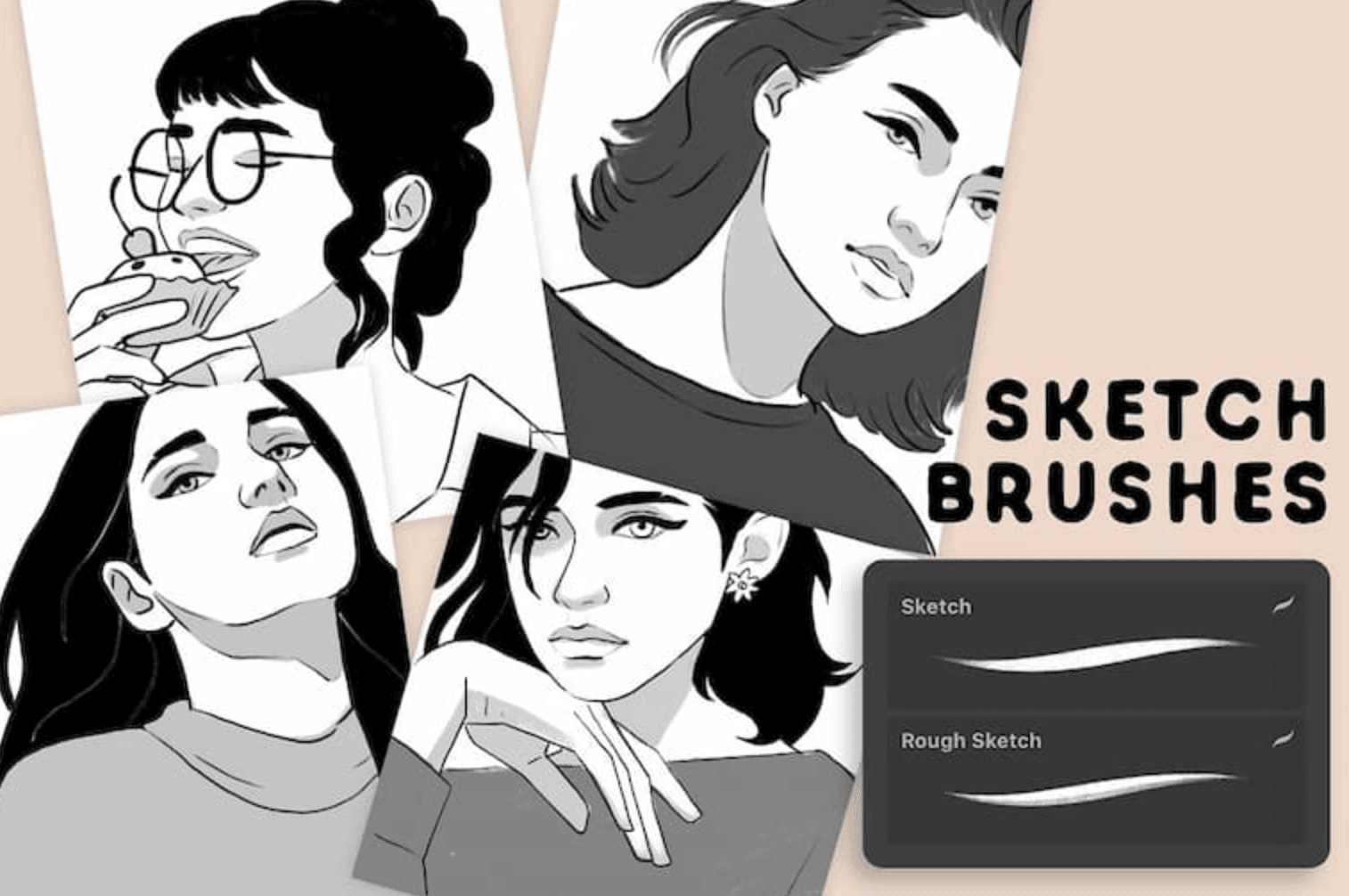 792 Brush - Procreate Brushes - whaledesign
