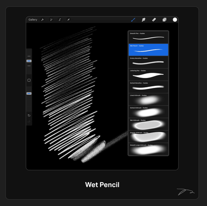 799 Selected Procreate Brushes - whaledesign