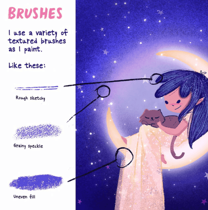 802 Carlianne Tipsey's Children's Illustration Brushes - whaledesign