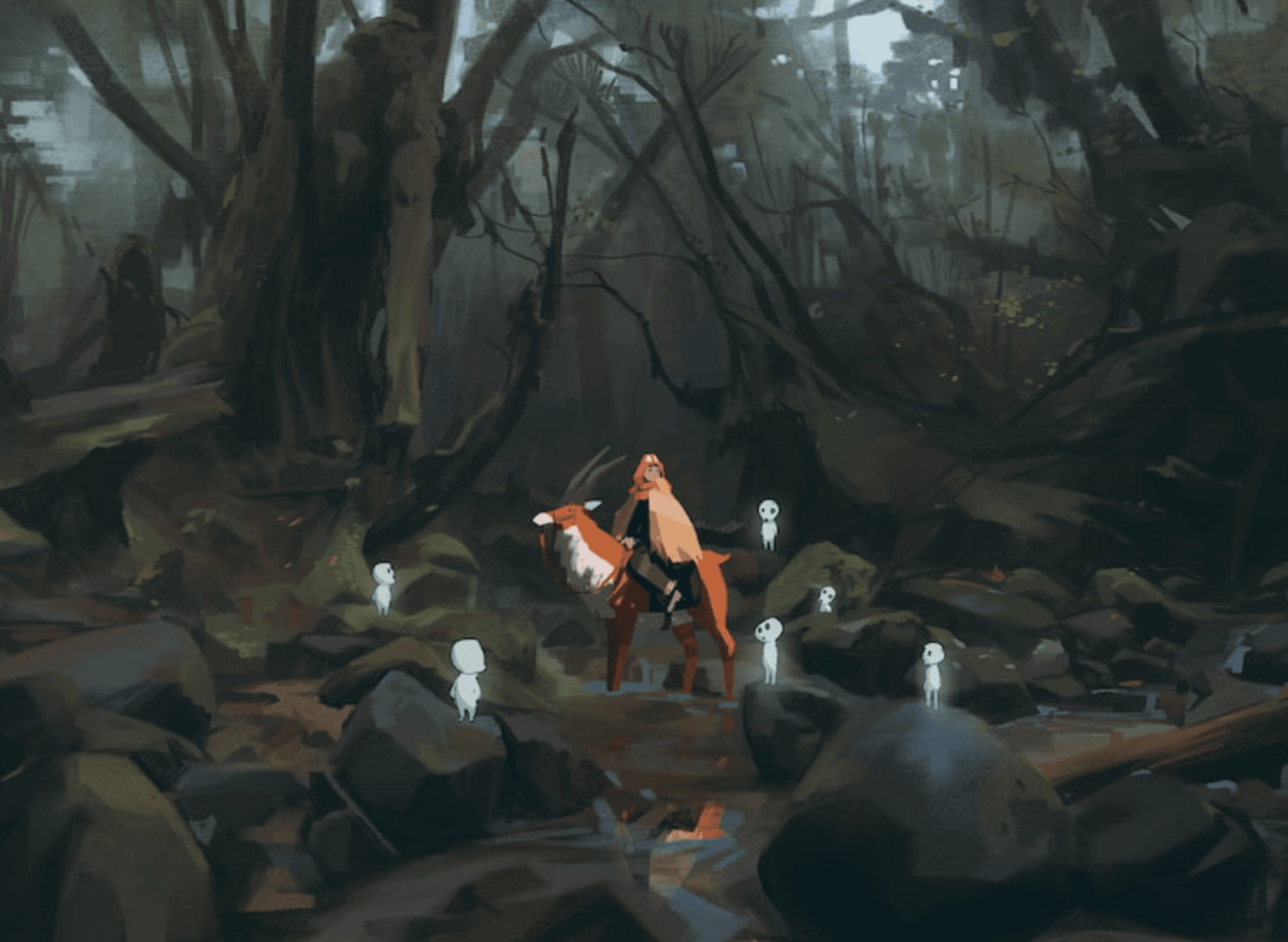 807 Fist God-like Artist Atey Ghailan's Daily Drawing Brushes - whaledesign