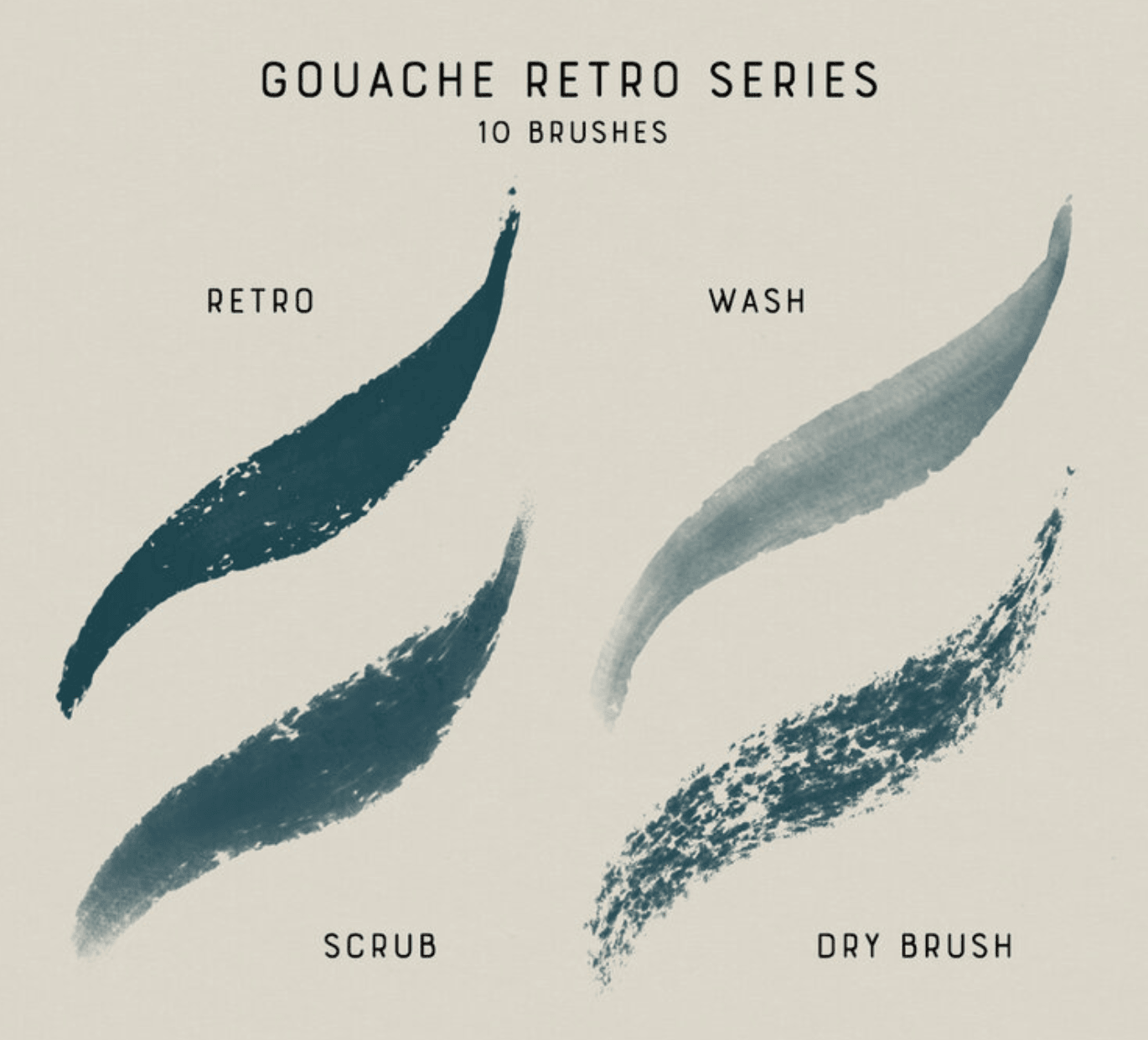 809 Vintage Brush Pack - whaledesign