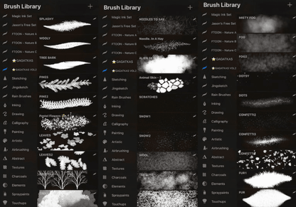 811 Gagatkas Brush Collection - whaledesign