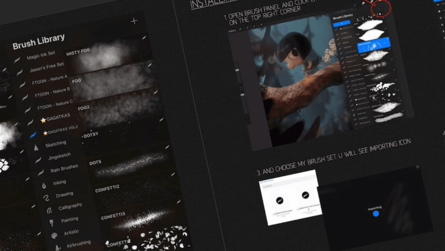 811 Gagatkas Brush Collection - whaledesign