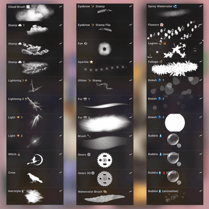 819 bybaobab Brush Collection II - whaledesign
