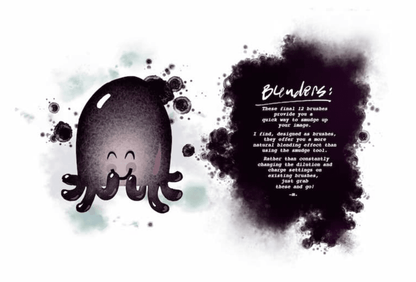 822 MattyB's Splatter Wet Media Brushes - whaledesign