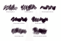 822 MattyB's Splatter Wet Media Brushes - whaledesign